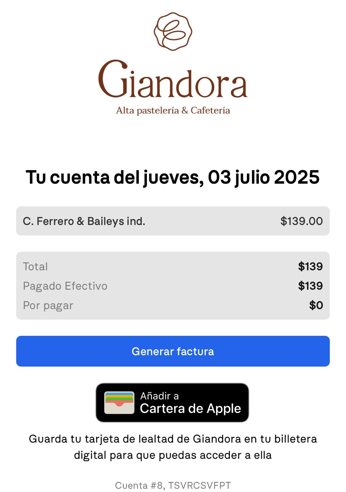 giandora-generar-factura